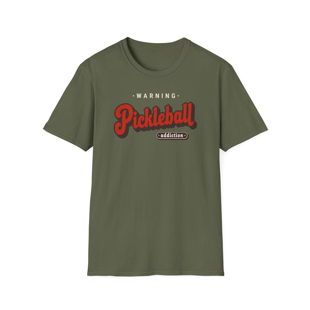 Warning Pickleball Addict Tee