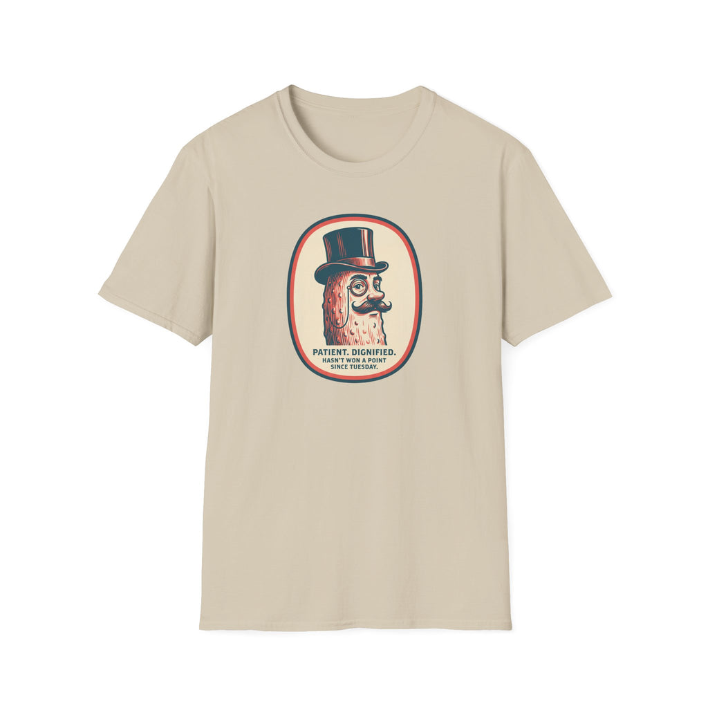 Patient. Dignified. Tee